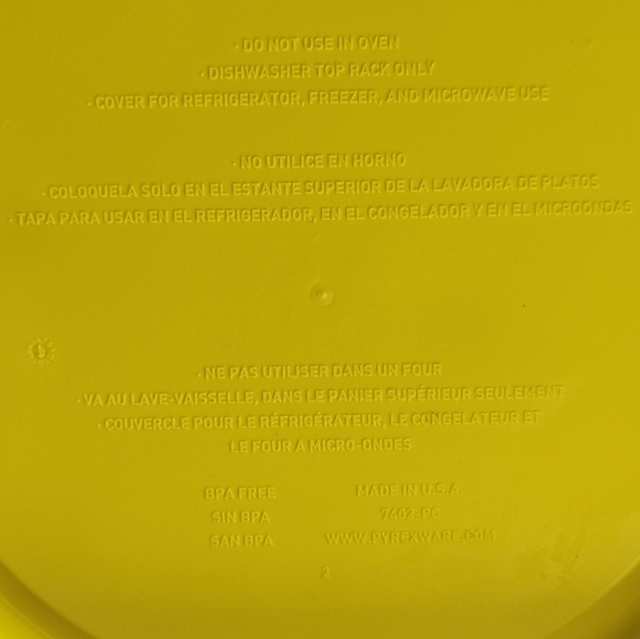 Pyrex Yellow Lid - Picture 4 of 5